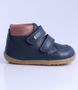 Timber Boot showing the navy nubuck upper, padded collar and double straps.