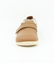 XP Go showing the caramel leather upper, reinforced toe and flexible low‑profile sole.