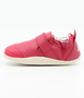 XP Go showing the raspberry leather upper, rounded toe and flexible low‑profile sole.