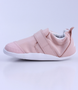 XP Go showing the seashell‑pink leather upper, rounded toe and flexible low‑profile sole.