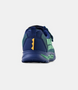 Navy multi kids light‑up sneaker with character details