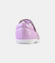 Violet toddler cage-toe sandal with closed heel and single self-fastening strap