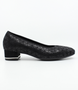 Nero HighSoft leather court shoe with 35 mm heel