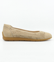 Sand perforated leather slip-on with HighSoft cushioning
