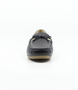 Blau leather moccasin-style casual shoe