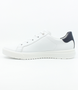 White Blue leather sneaker with HighSoft cushioning and 30 mm heel pitch