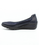 Blau leather slip-on shoe with inner zip and 30 mm heel pitch