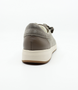 Moon leather sneaker with quilted side panels and flexible strobel sole