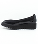 Schwarz leather court shoe with 40 mm heel
