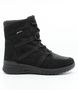 Black Gore-Tex waterproof mid-calf boot with wool-blend lining and 35 mm heel pitch