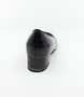 Nero leather court shoe with 35 mm heel