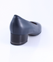 Blau leather court shoe with 35 mm heel
