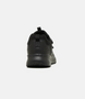 Blackout junior boys school double strap leather and synthetic sports sneaker with low profile and athletic silhouette