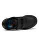 Blackout junior boys school double strap leather and synthetic sports sneaker with low profile and athletic silhouette