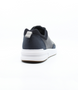 Navy mens man made lace up sneaker with perforated upper, removable footbed and lightweight EVA sole.