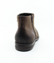 Rust Cafe men’s leather ankle boot with side zip and cushioned sole.