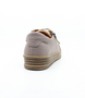 Stone women’s leather casual sneaker with lace‑up front, side zip and cushioned insole.