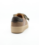 Oak women’s mixed‑material leather casual sneaker with lace‑up front, side zip and cushioned insole.