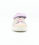 Rainbow Glitter girls’ synthetic leather sneaker with star detail, lace‑up front and hook‑and‑loop strap.
