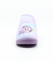 Rainbow girls’ pastel indoor slipper with mermaid motif, hook‑and‑loop strap and flexible sole.