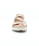 Make Up women's elastic strap sandal with adjustable fastening, padded insole and flexible outsole.