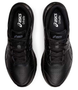 Black Black men's wide-fit leather walking shoe with GEL™ cushioning.