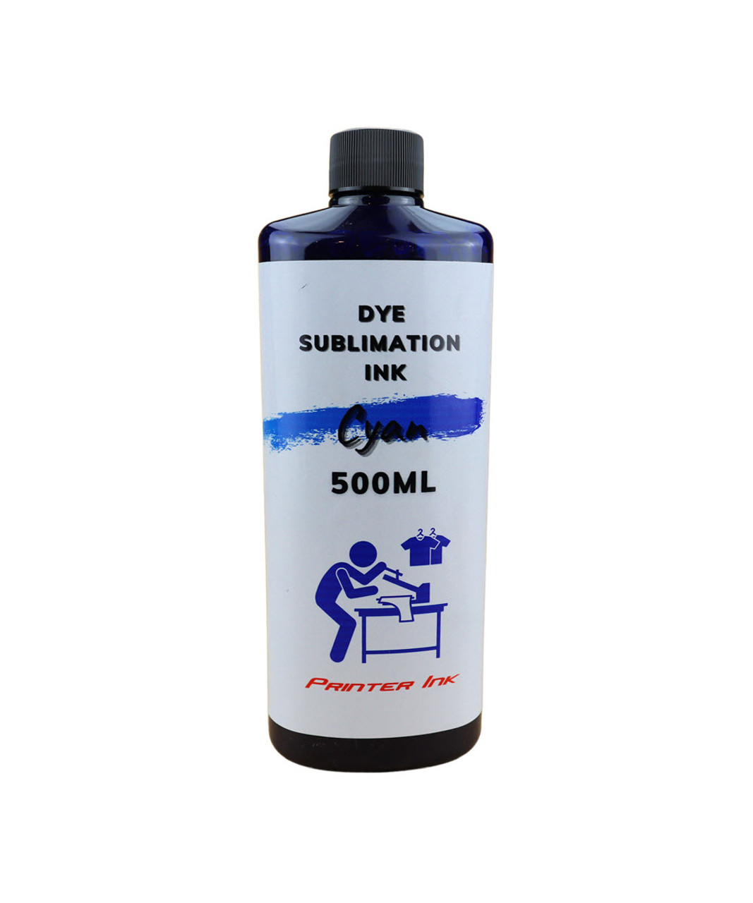 Cyan Dye Sublimation Ink 500ml bottle for Epson EcoTank ET-15000 SuperTank Printer