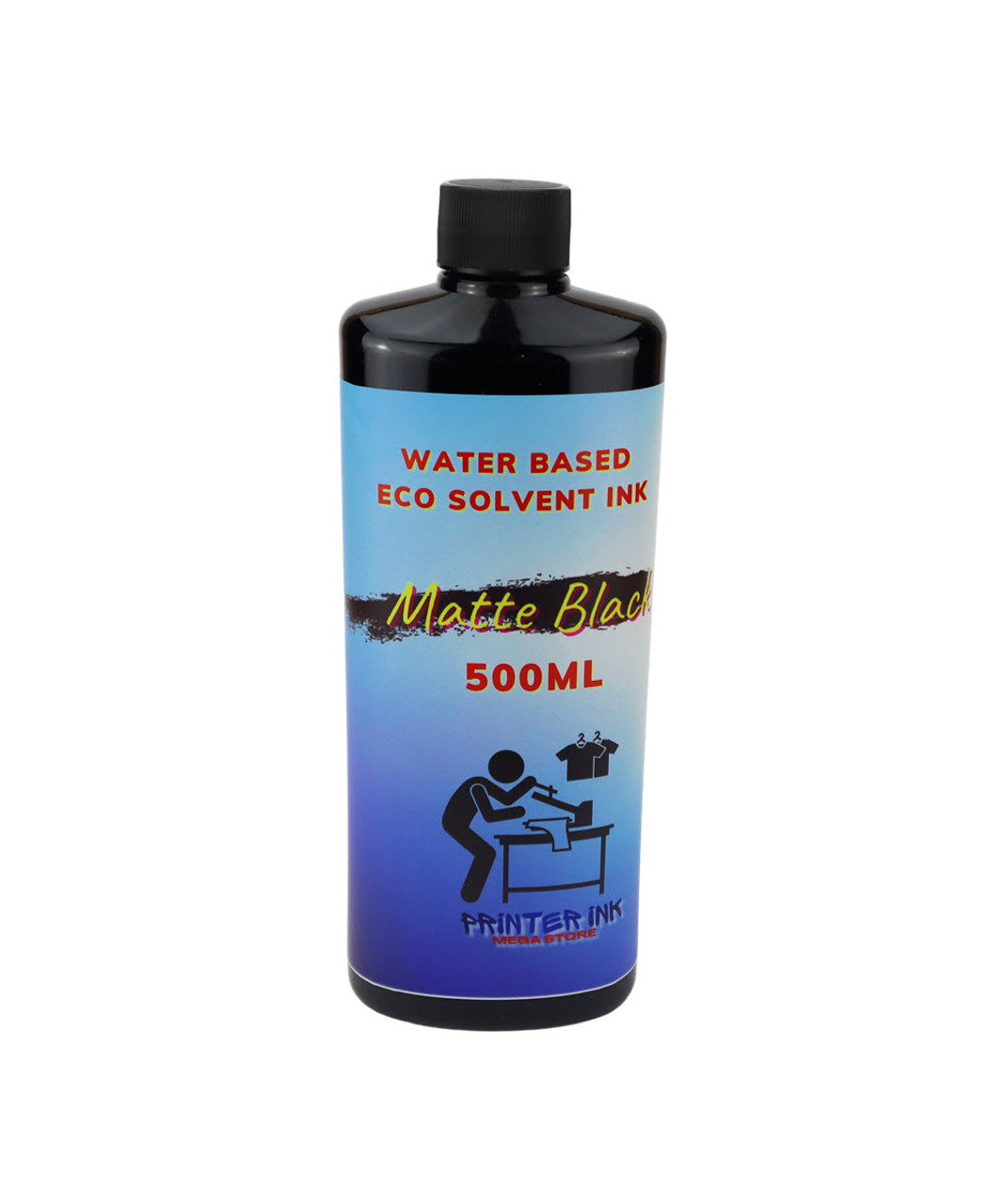 Matte Black Water Based Eco Solvent Ink 500ml bottle for Epson SureColor T3270 T5270 T7270 Printer