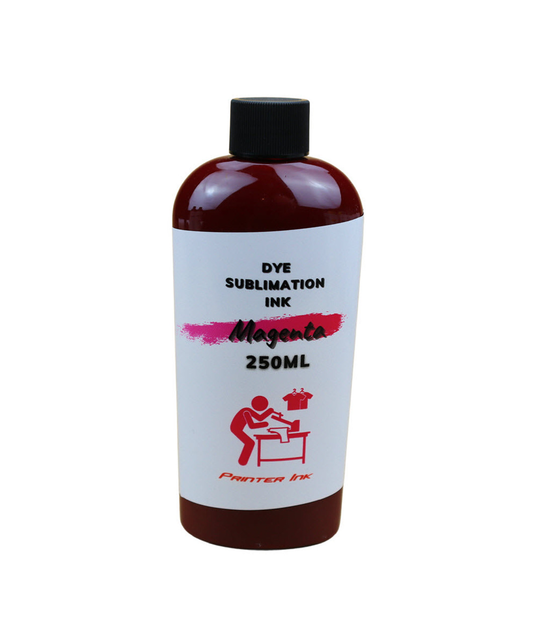 Magenta Dye Sublimation Ink 250ml bottle for Epson EcoTank ET-4800 ET-4850 Printers