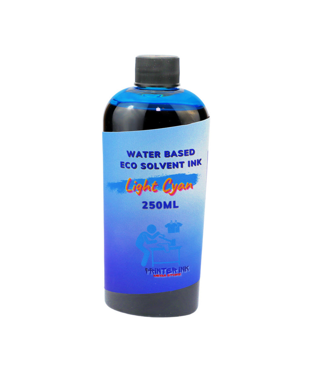 Light Cyan Water Based Eco Solvent Ink 250ml bottle for Epson Stylus Pro 7880 9880 Printer