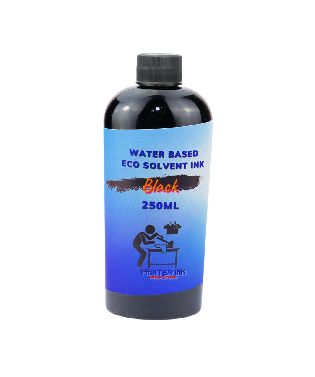 Black Water Based Eco Solvent Ink 250ml bottle for Epson EcoTank ET-4800 ET-4850 SuperTank Printer