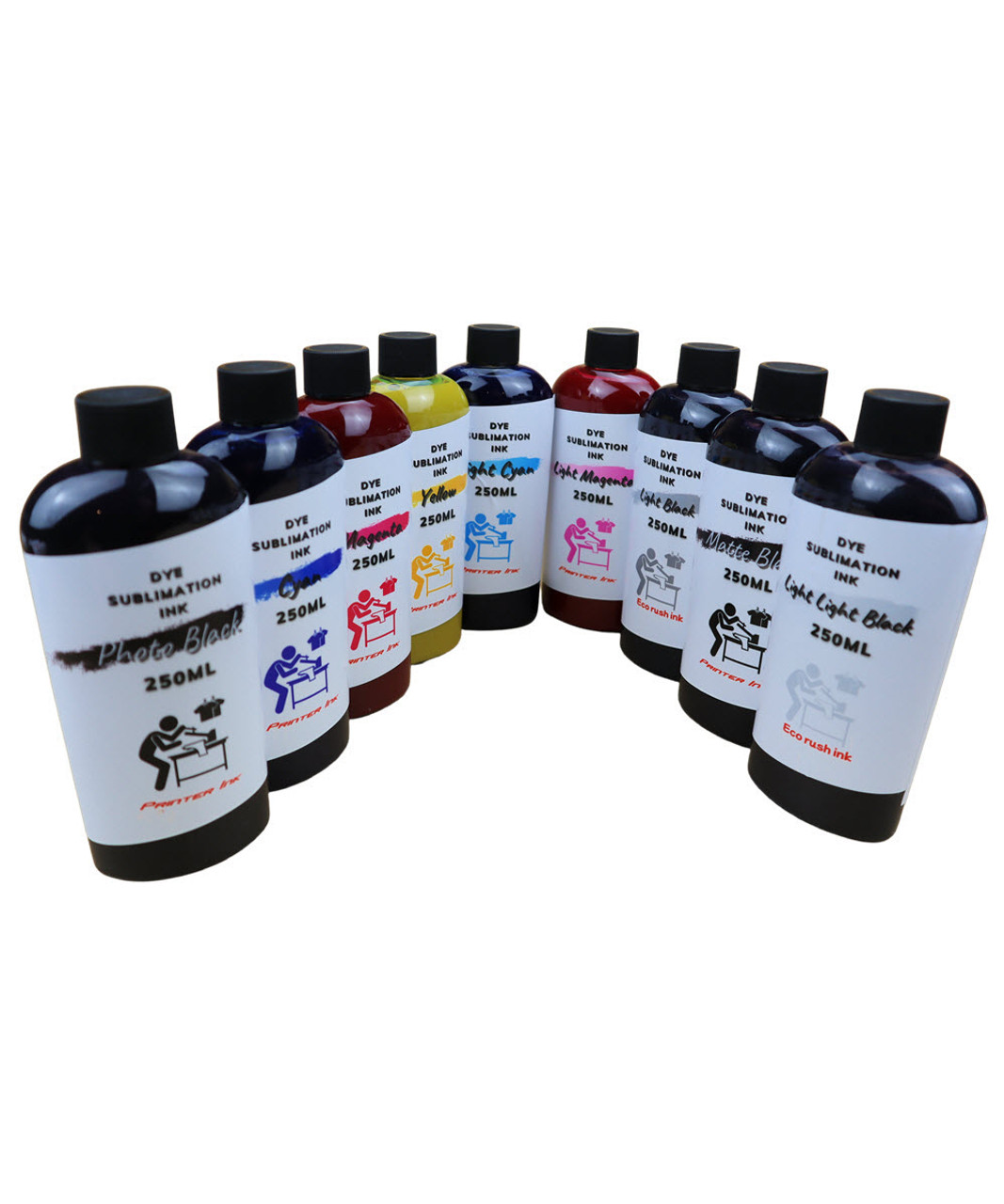 Pick 3 Colors Dye Sublimation Ink 250ml Bottles for Epson Stylus Pro 4880 Printers