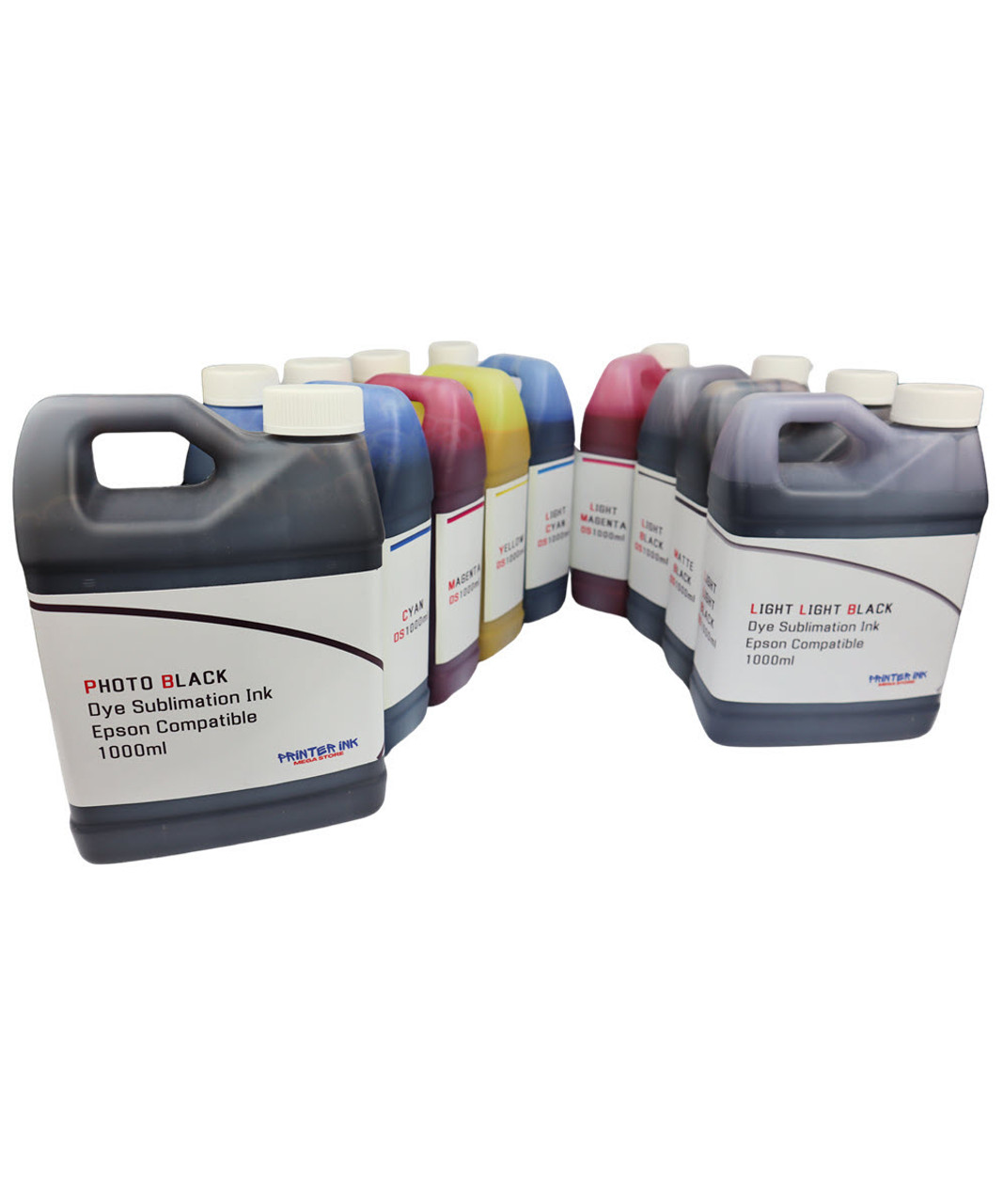 Epson SureColor P600 Printer Dye Sublimation Ink 9- 1000ml Bottles