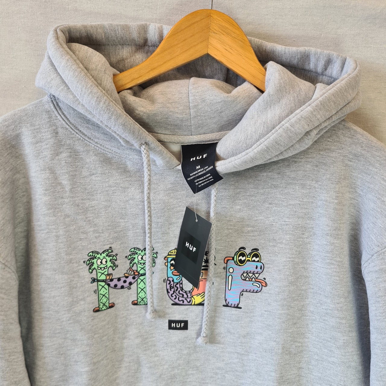 HUF xSteven Harrington フーディー パーカー　S グリーン