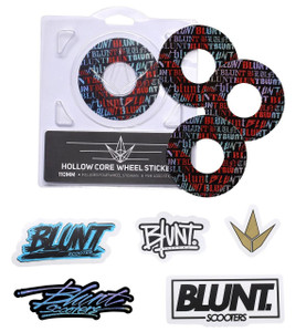 Blunt Envy 110mm Hollowcore Wheel Stickers - Font Blunt Envy 110mm Hollowcore Wheel Stickers - Font