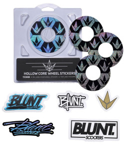 Blunt 110mm Hollowcore Wheel Stickers - Hex