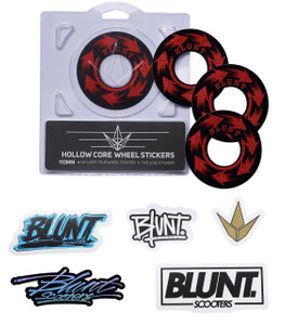 Blunt 110mm Hollowcore Wheel Stickers - Spin