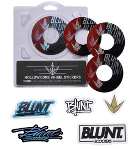 Blunt Envy 110mm Hollowcore Wheel Stickers - Font Blunt Envy 110mm Hollowcore Wheel Stickers - Font