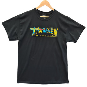 Thrasher Skateboard Magazine Hieroglyphic Tee - Black Thrasher Skateboard Magazine Hieroglyphic Tee - Black