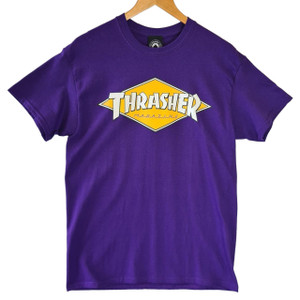 Thrasher Diamond Logo Tee - Purple