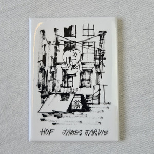 HUF x James Jarvis Magnet - White