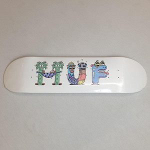 HUF Worldwide x Steven Harrington Skate Deck - White - 8.25" HUF Worldwide x Steven Harrington Skate Deck - White - 8.25"