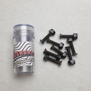 Skateboard Basics 1 Inch Philips Truck Bolts - Black Skateboard Basics 1 Inch Philips Truck Bolts - Black