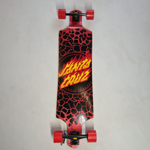 Santa Cruz - Flame Dot Drop Down Longboard - 40 Inch  Santa Cruz - Flame Dot Drop Down Longboard - 40 Inch