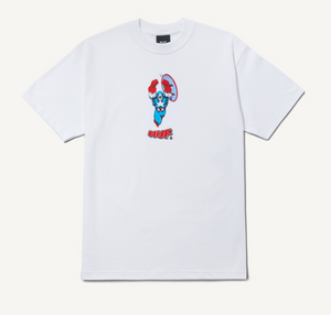 HUF X Marvel Avengers Cap No Cap T-Shirt - White HUF X Marvel Avengers Cap No Cap T-Shirt - White