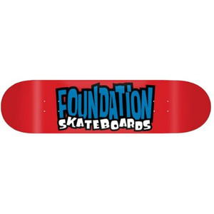 Foundation From The 90s 8" Skateboard Deck - Red
