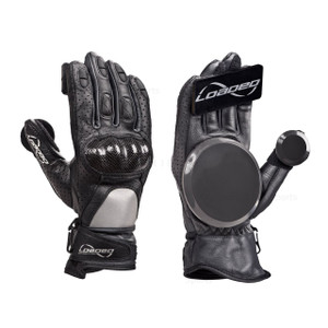 Loaded Longboard Leather Freestyle Slide Gloves - Black Loaded Longboard Leather Freestyle Slide Gloves - Black