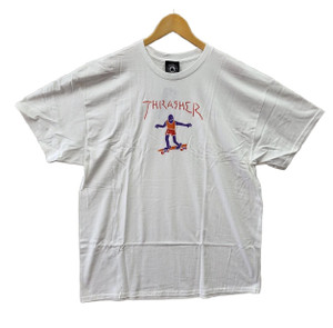 Thrasher Skateboard Magazine Gonz Fill Tee - White