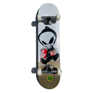 Blind Reaper Munchies First Push Premium 7.625'' Skateboard Complete - Grey