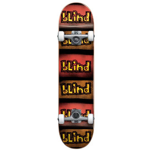 Blind Reflective Soft Wheels 7.5" Skateboard Complete - Yellow/Red/Blue